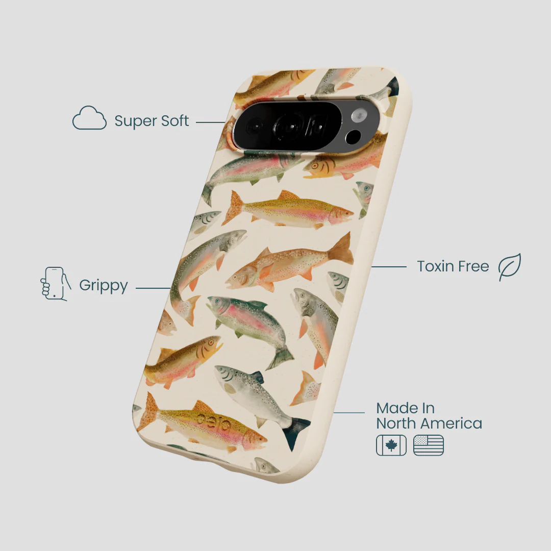 Seashell Rainbow Trout Google Pixel 10/10 Pro Case - Image 4