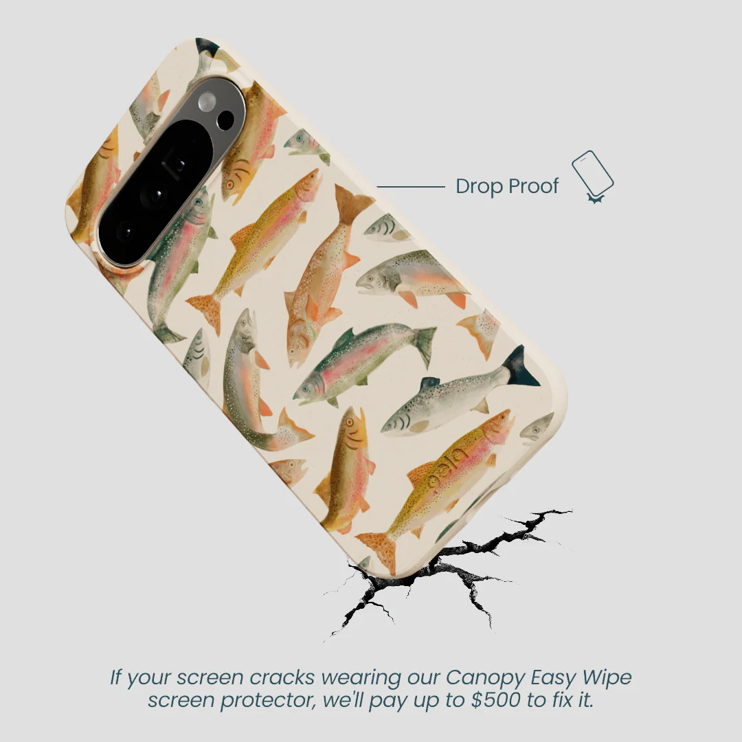 Seashell Rainbow Trout Google Pixel 10 Pro XL Case - Image 5