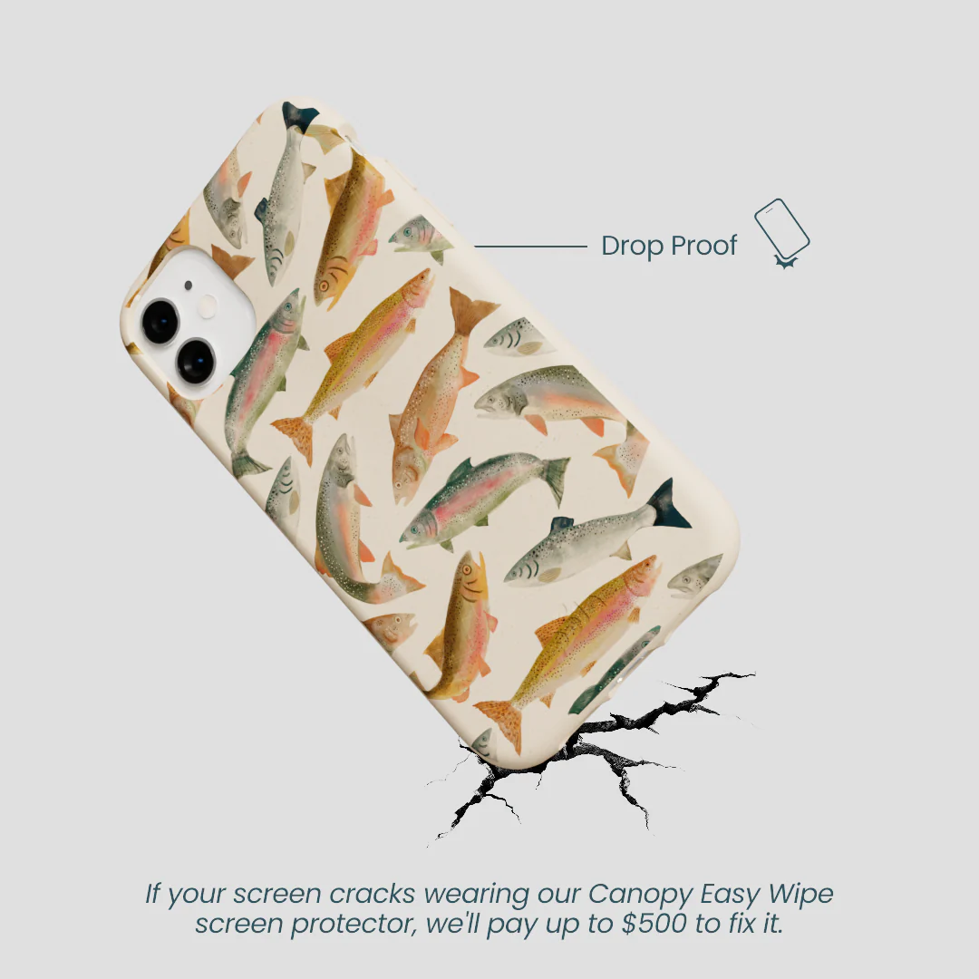 Seashell Rainbow Trout iPhone 11 Case - Image 5