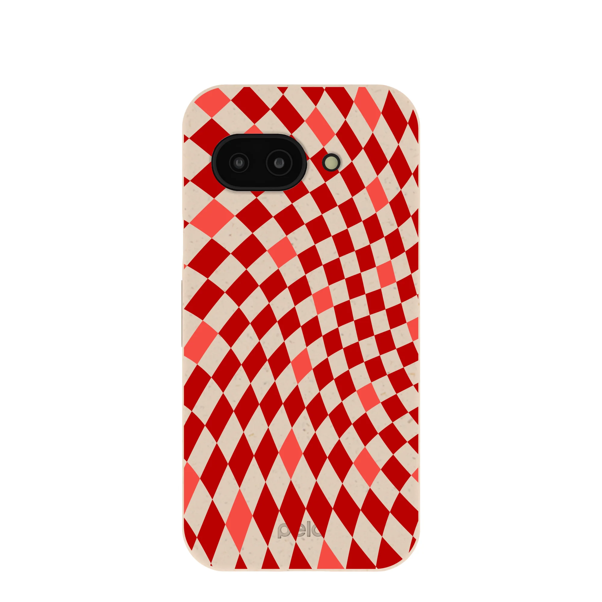 Seashell Red Checks Google Pixel 9a Case