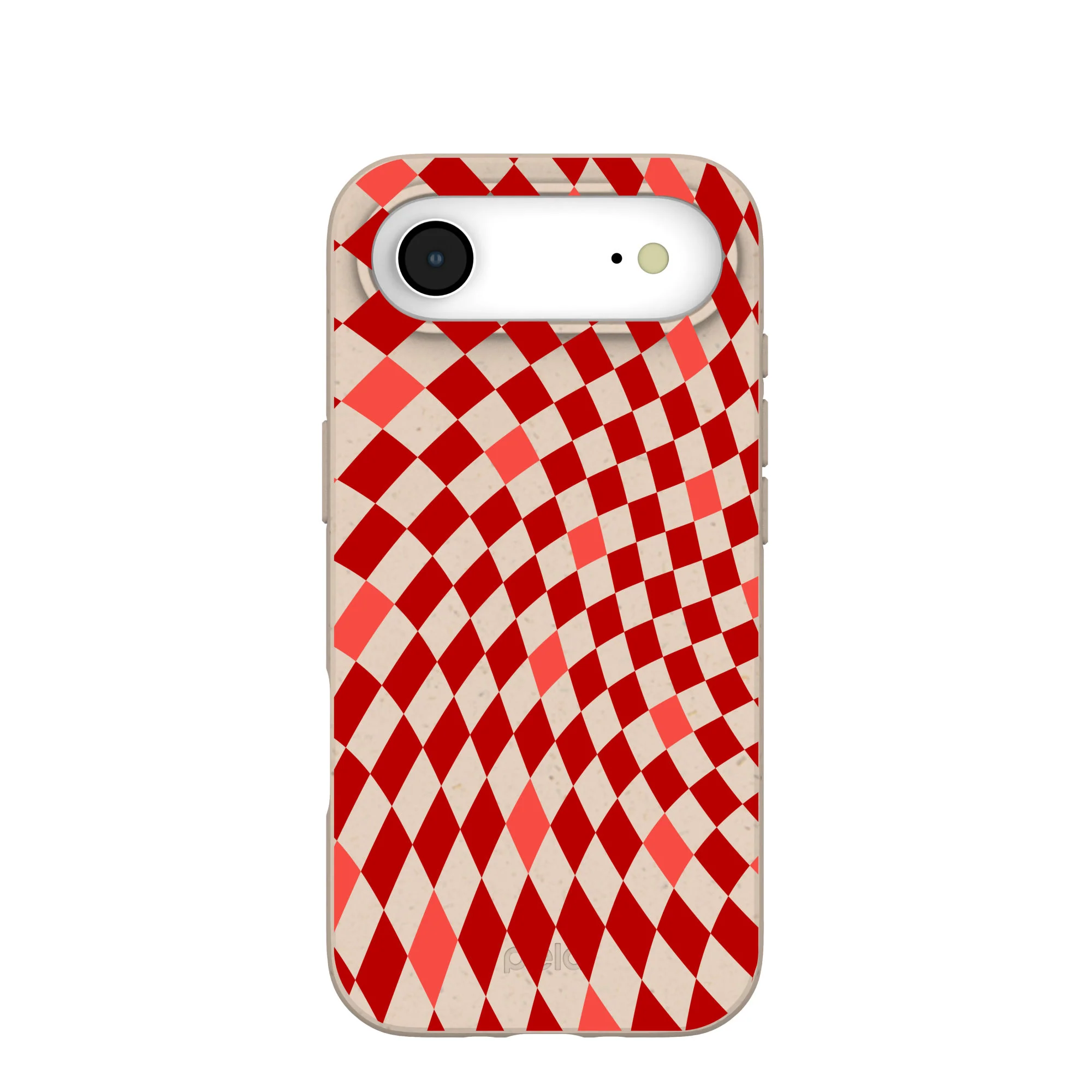 Seashell Red Checks iPhone Air Case