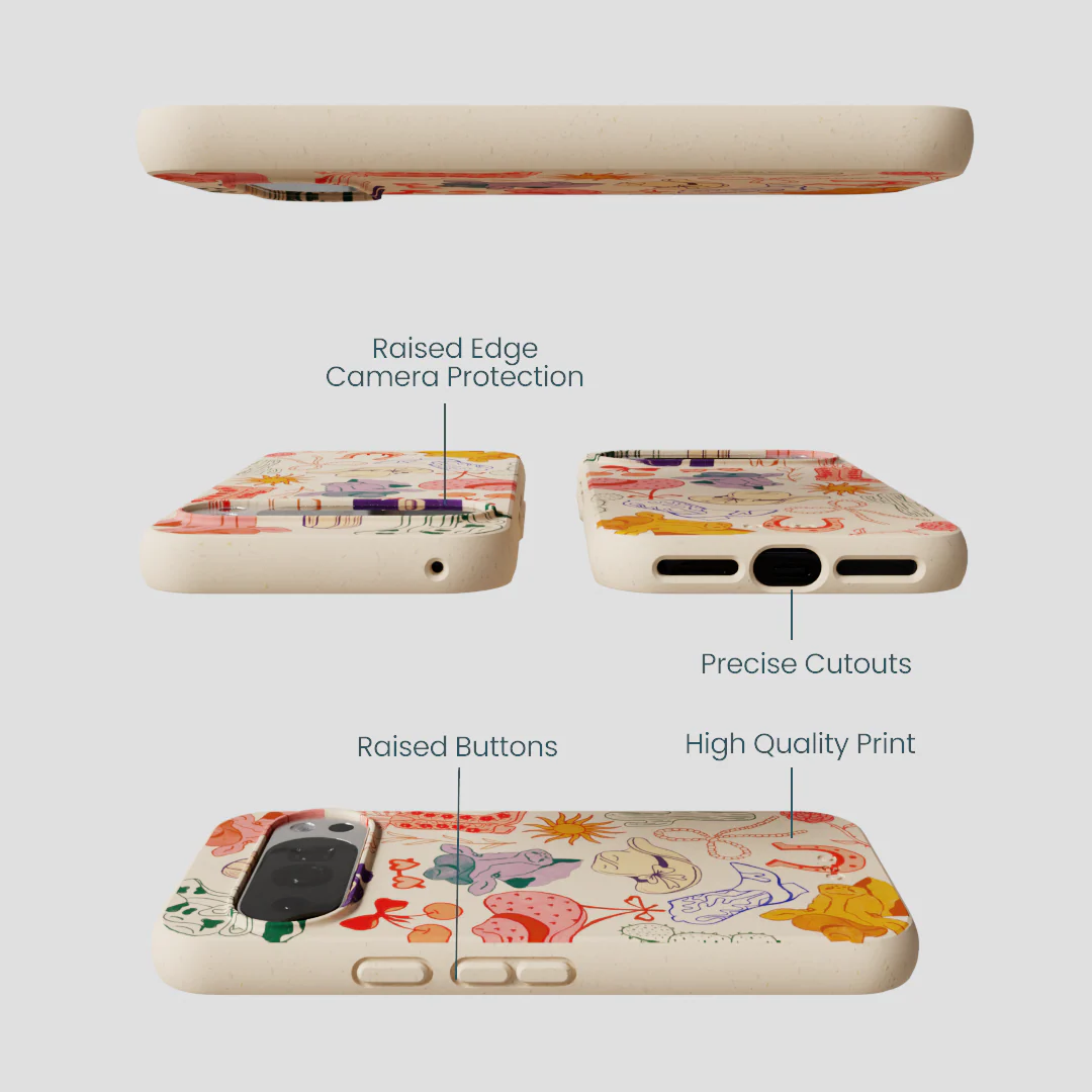 Seashell Retro Rodeo Google Pixel 10/10 Pro Case - Image 3