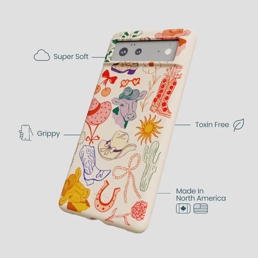 Seashell Retro Rodeo Google Pixel 6 Case - Image 4