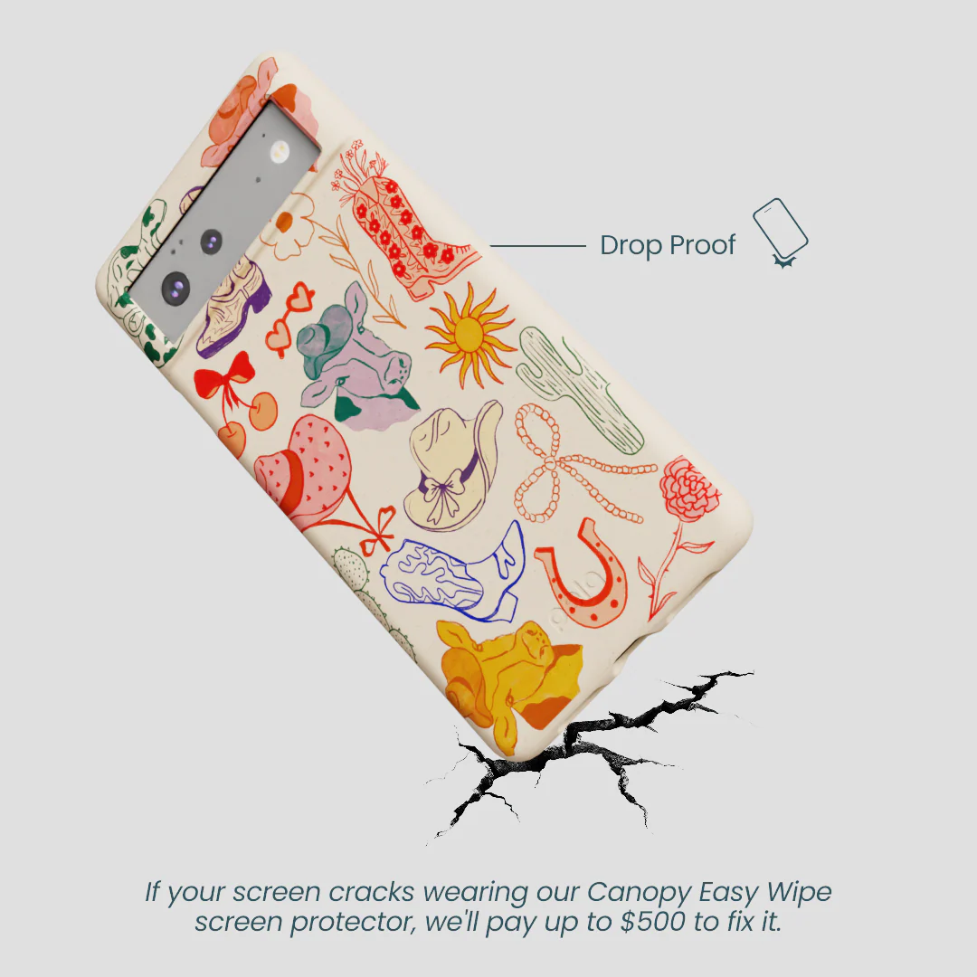 Seashell Retro Rodeo Google Pixel 6a Case - Image 5