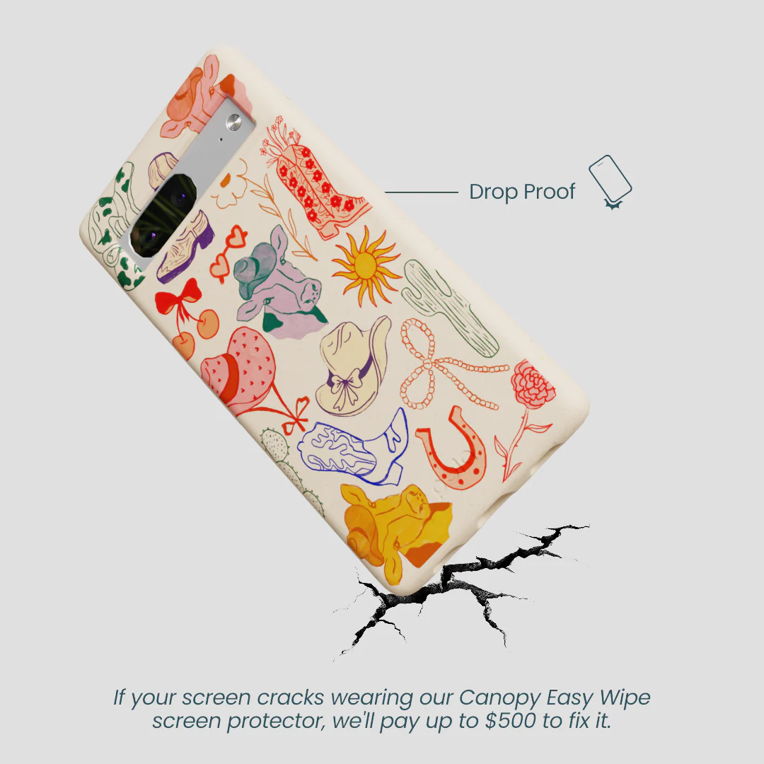Seashell Retro Rodeo Google Pixel 7 Case - Image 5