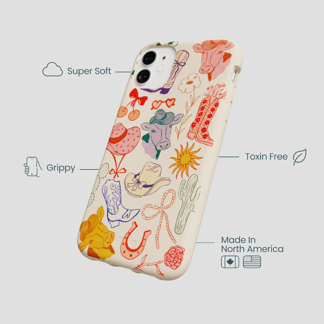 Seashell Retro Rodeo iPhone 11 Case - Image 4