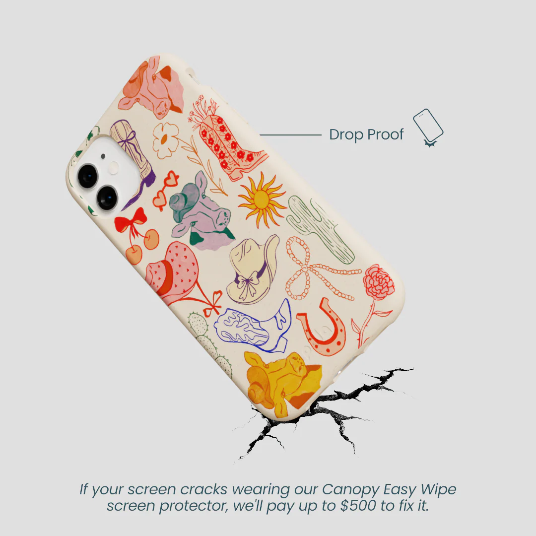Seashell Retro Rodeo iPhone 11 Case - Image 5