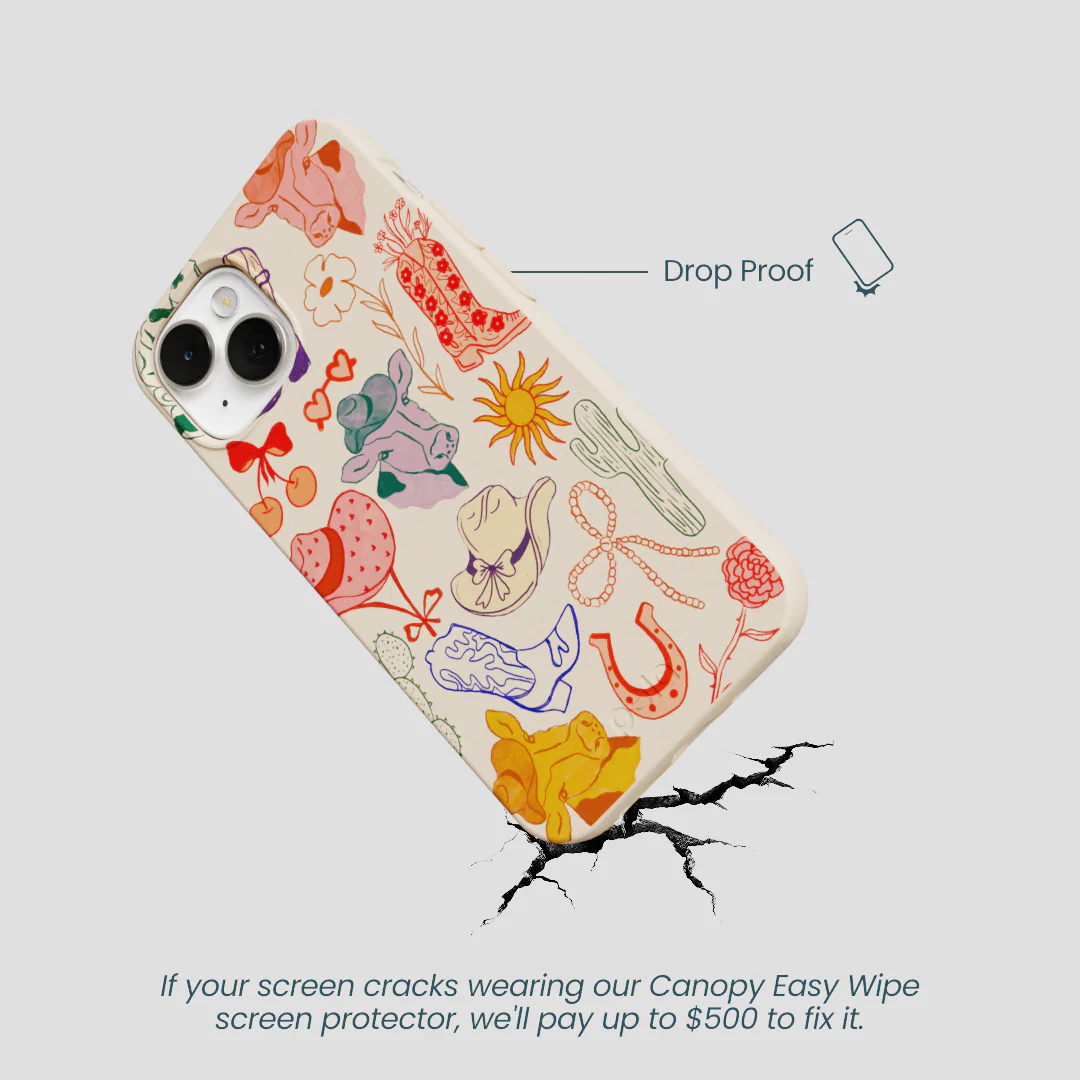 Seashell Retro Rodeo iPhone 13 Case - Image 5