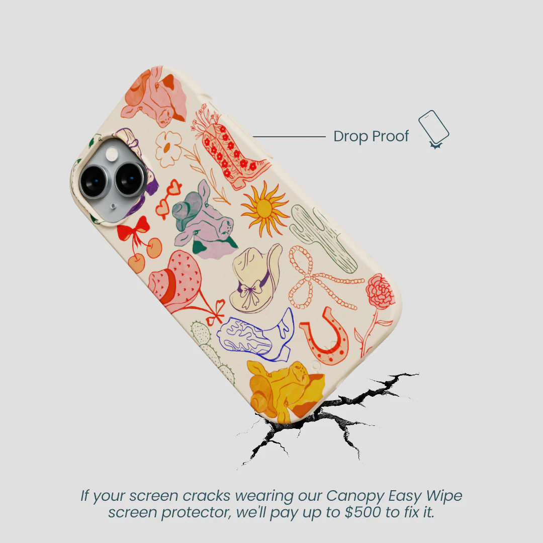 Seashell Retro Rodeo iPhone 14 Case - Image 5