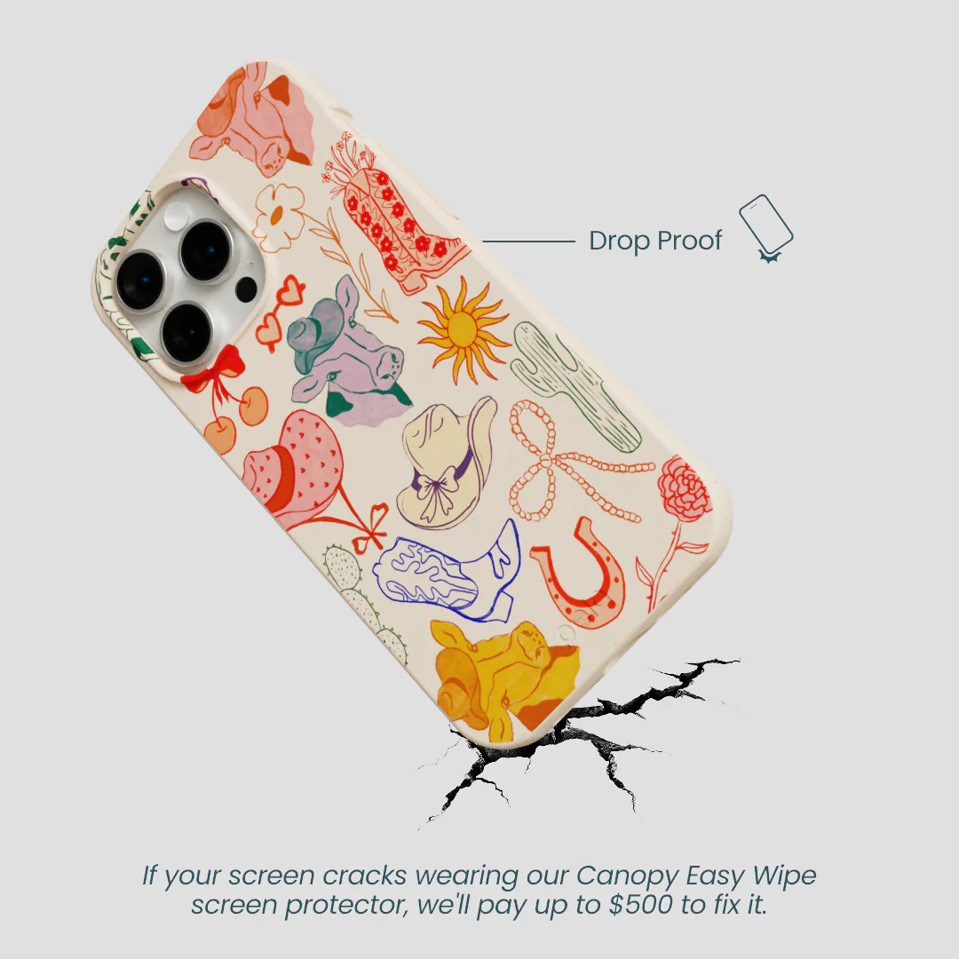 Seashell Retro Rodeo iPhone 15 Pro Max Case - Image 5