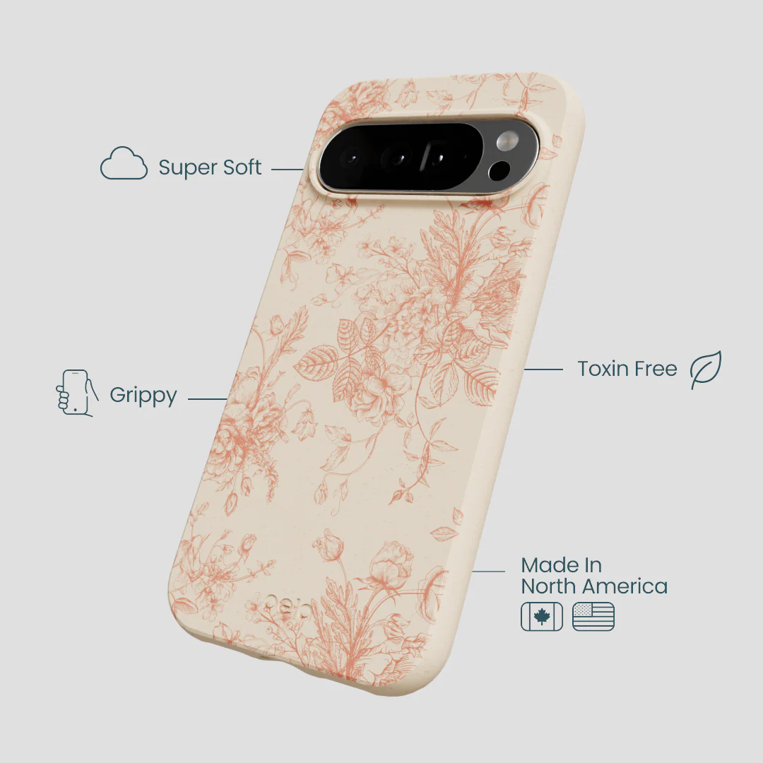 Seashell Rococo Bouquets Google Pixel 10 Pro XL Case - Image 4