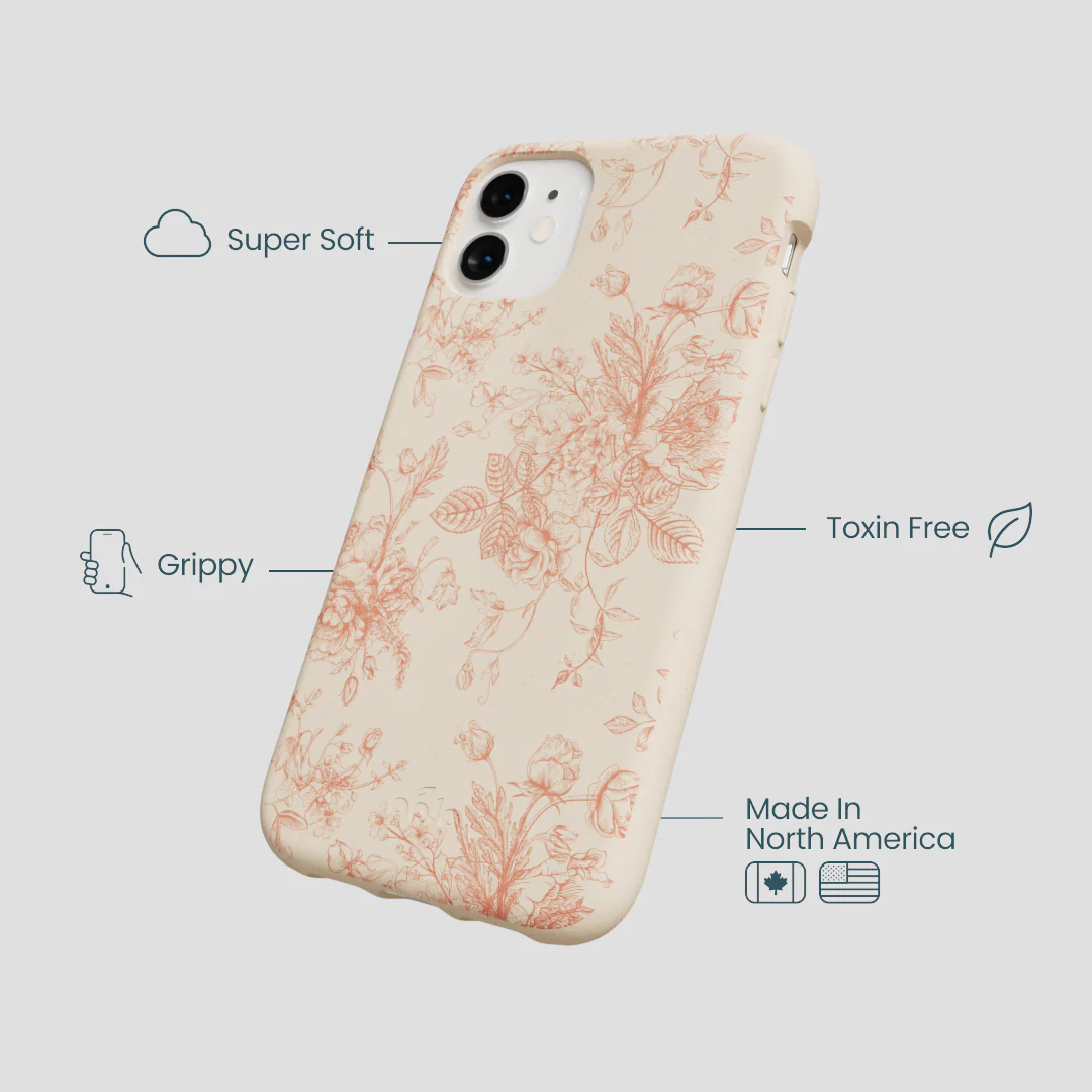 Seashell Rococo Bouquets iPhone 11 Case - Image 4