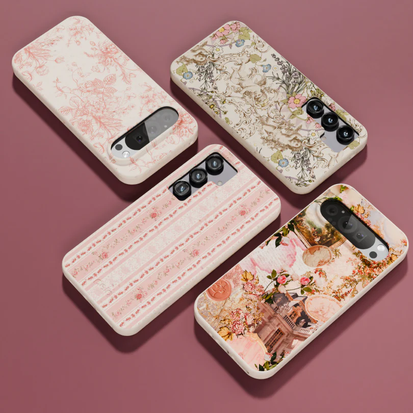 Seashell Rococo Bouquets iPhone 13 Case - Image 6