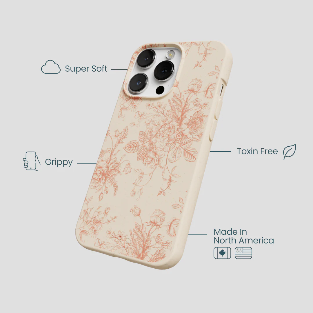 Seashell Rococo Bouquets iPhone 13 Pro Case - Image 4