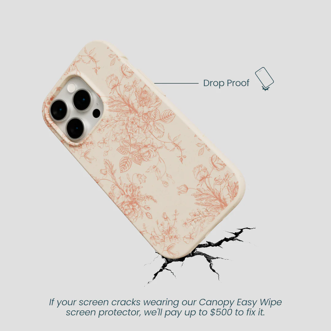 Seashell Rococo Bouquets iPhone 14 Pro Case - Image 5