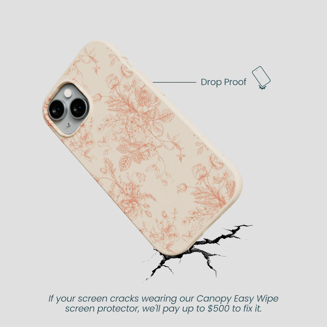 Seashell Rococo Bouquets iPhone 15 Case - Image 5