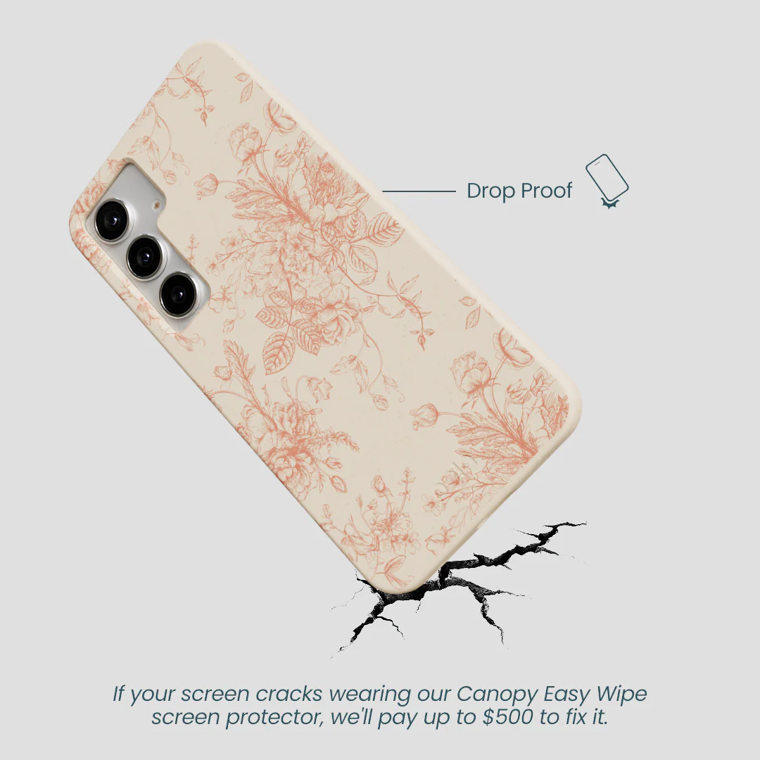 Seashell Rococo Bouquets Samsung Galaxy S25+(Plus) Case - Image 5