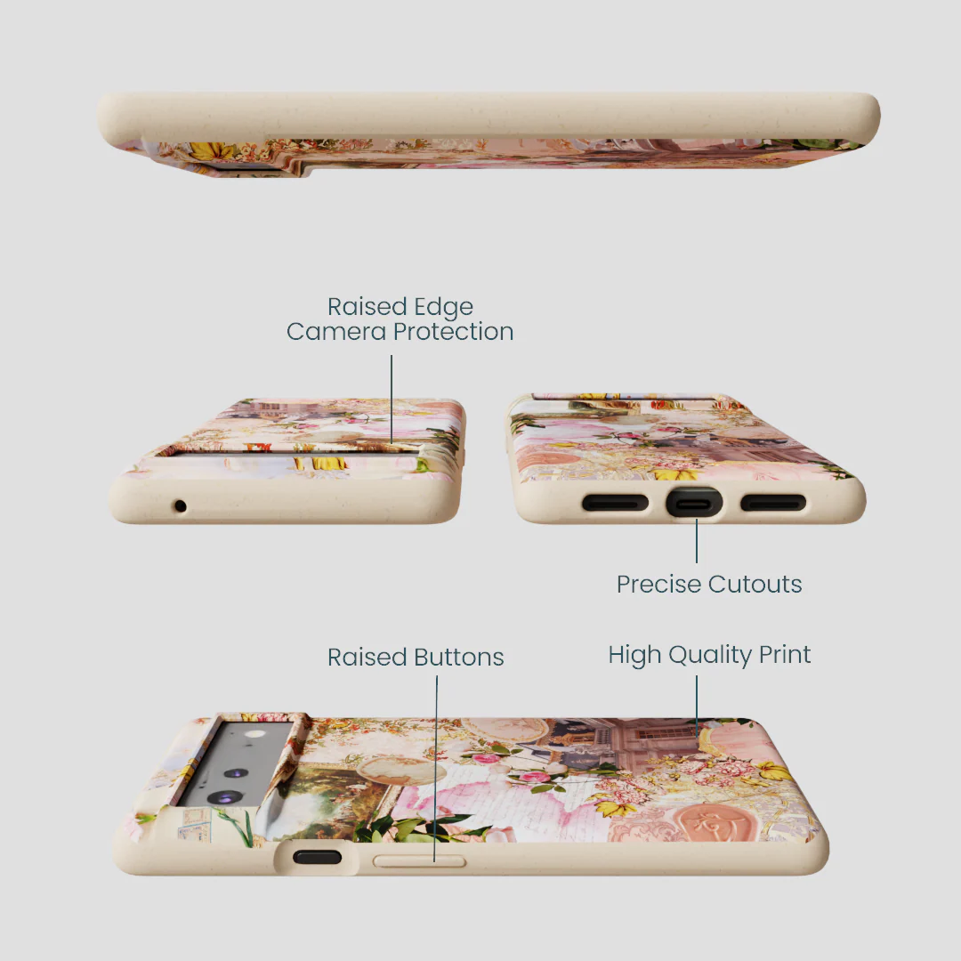 Seashell Rococo Romance Google Pixel 6a Case - Image 3