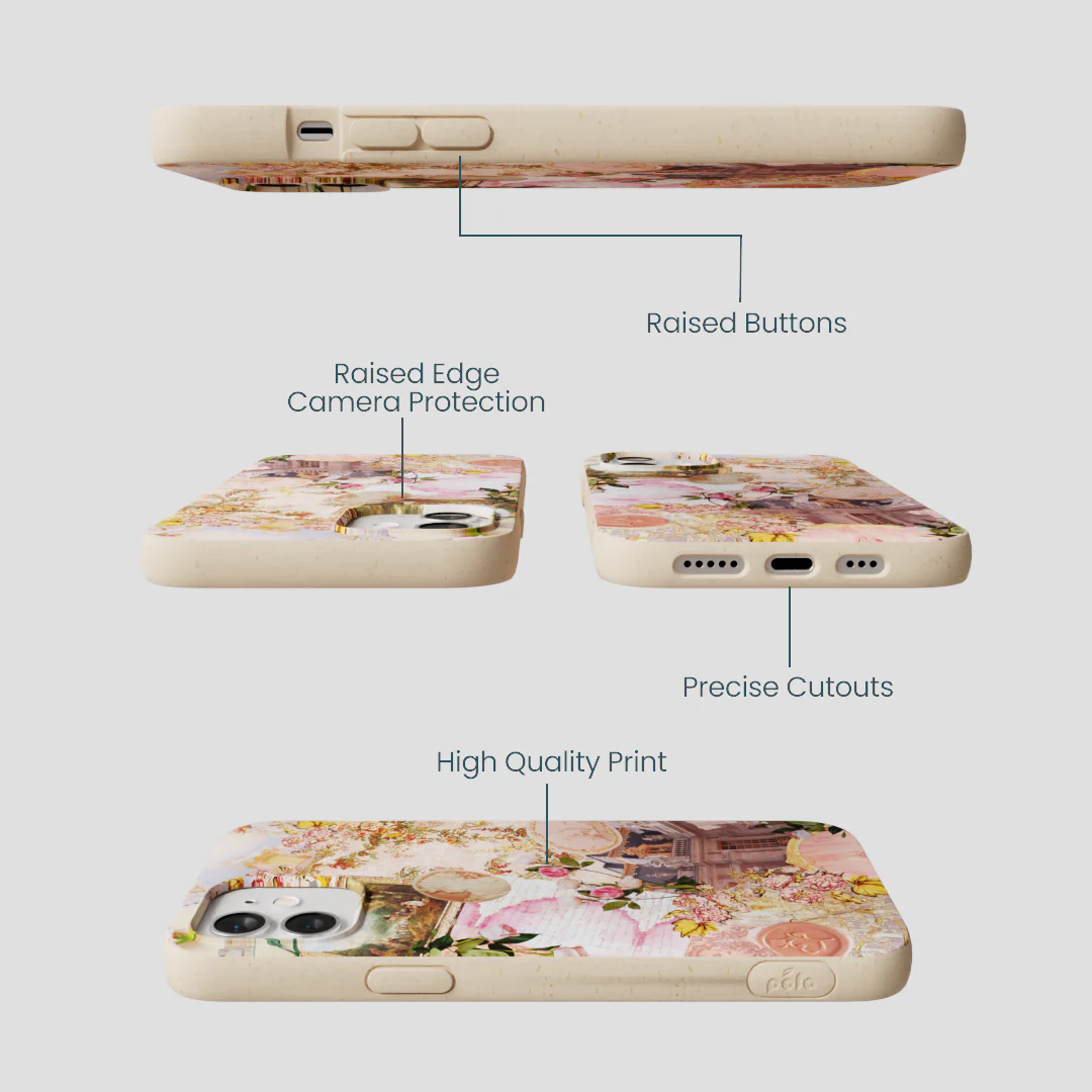 Seashell Rococo Romance iPhone 12/ iPhone 12 Pro Case - Image 3