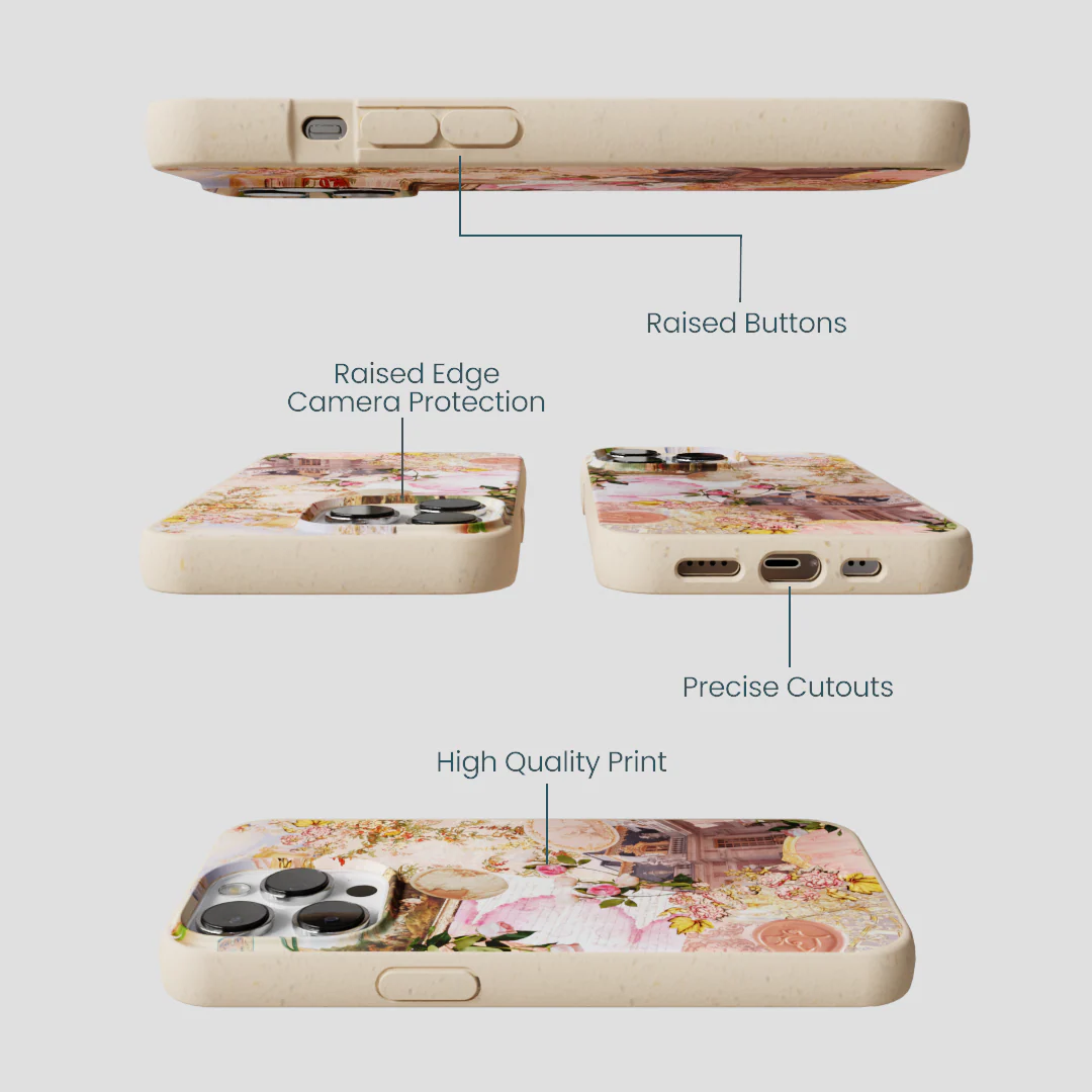 Seashell Rococo Romance iPhone 13 Pro Case - Image 3