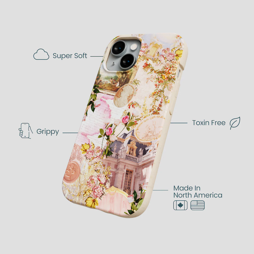 Seashell Rococo Romance iPhone 14 Case - Image 4