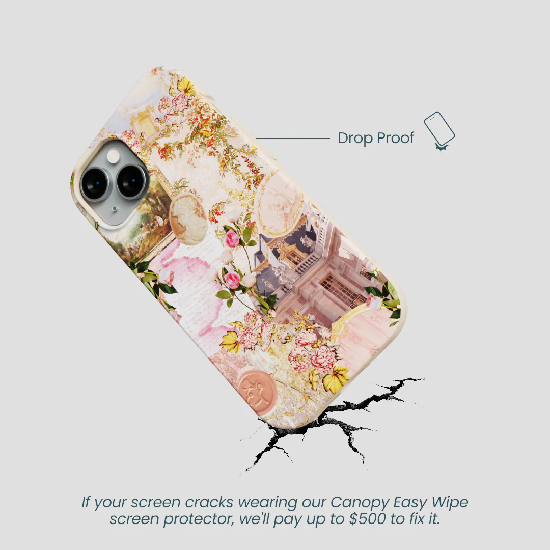 Seashell Rococo Romance iPhone 14 Case - Image 5
