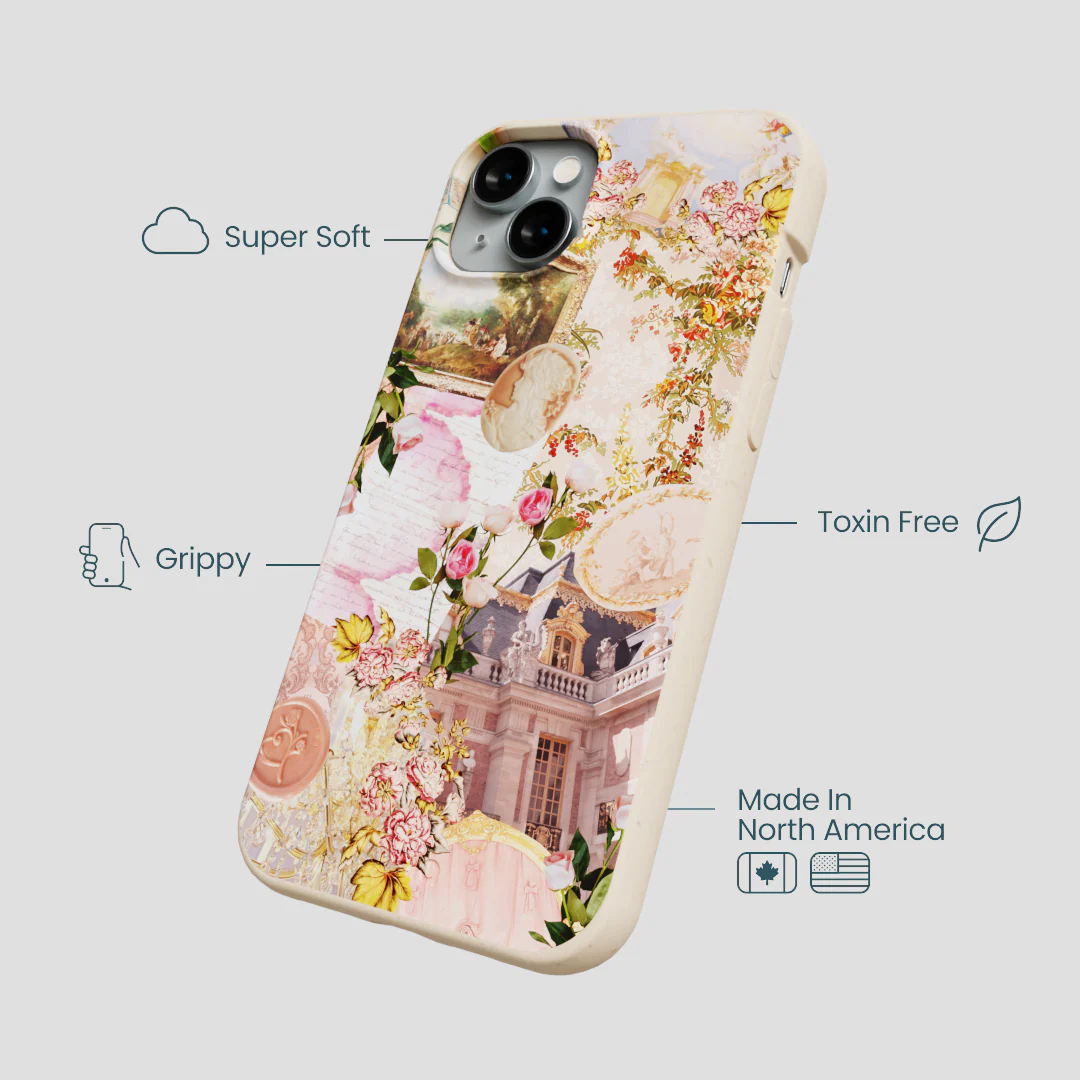 Seashell Rococo Romance iPhone 14 Plus Case - Image 4