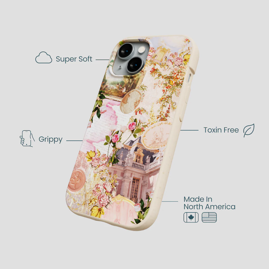 Seashell Rococo Romance iPhone 15 Case - Image 4