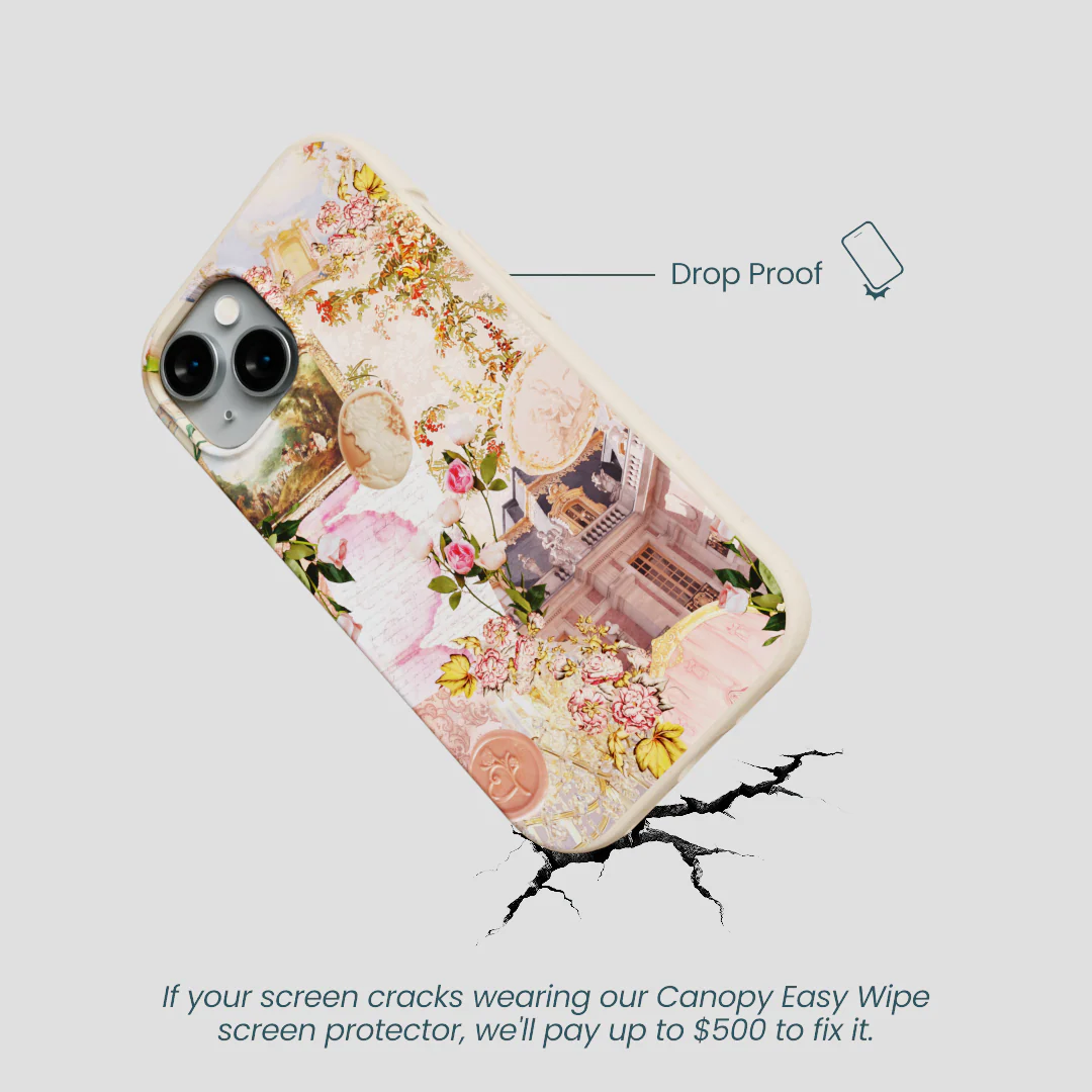 Seashell Rococo Romance iPhone 15 Case - Image 5