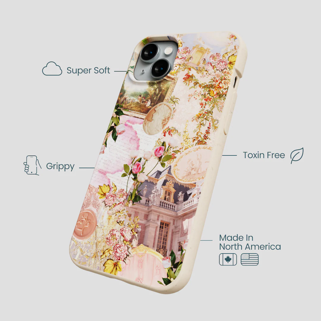 Seashell Rococo Romance iPhone 15 Plus Case - Image 4