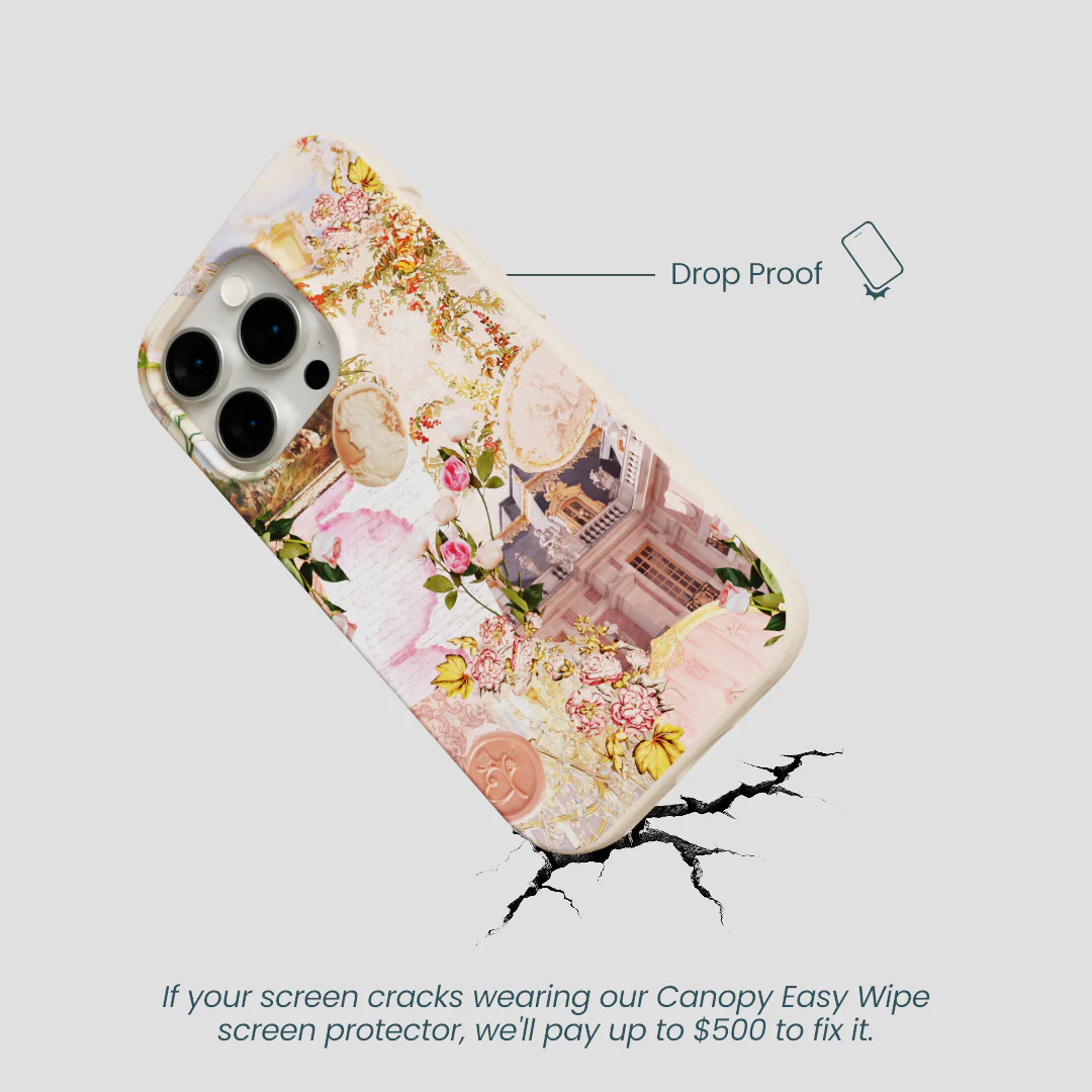 Seashell Rococo Romance iPhone 15 Pro Case - Image 5