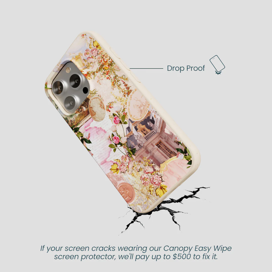 Seashell Rococo Romance iPhone 16 Pro Case - Image 5