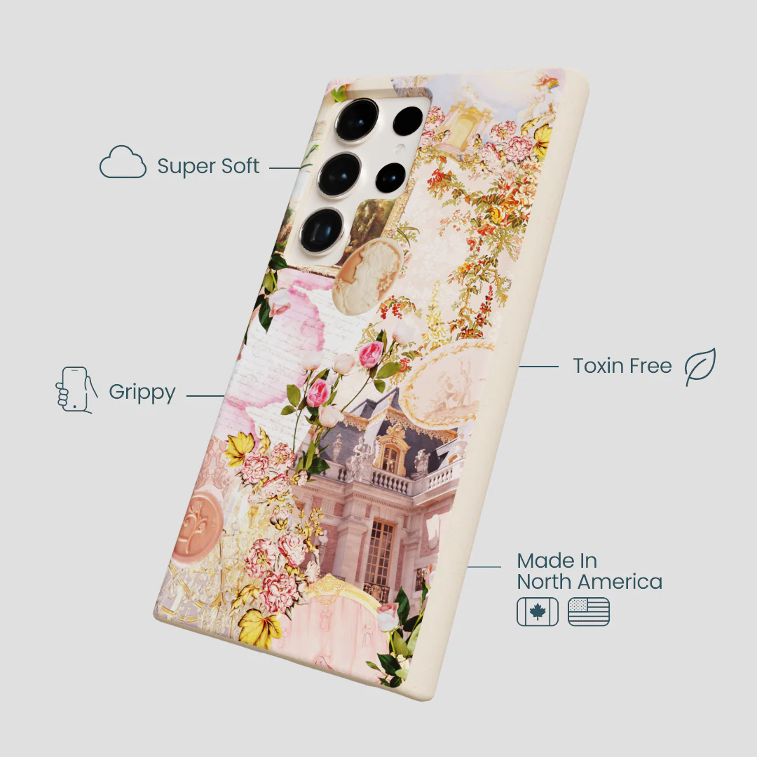 Seashell Rococo Romance Samsung Galaxy S24 Ultra Case - Image 4