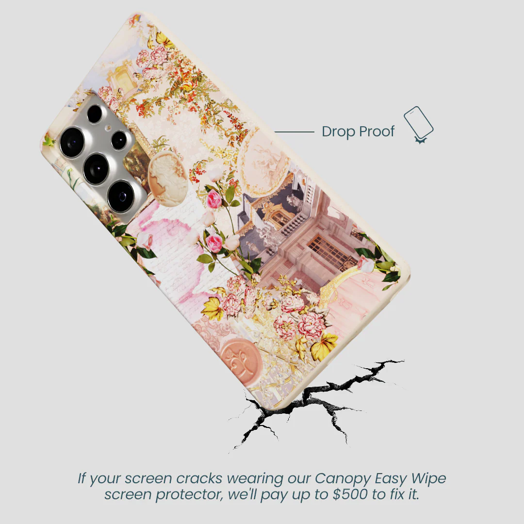 Seashell Rococo Romance Samsung Galaxy S25 Ultra Case - Image 5