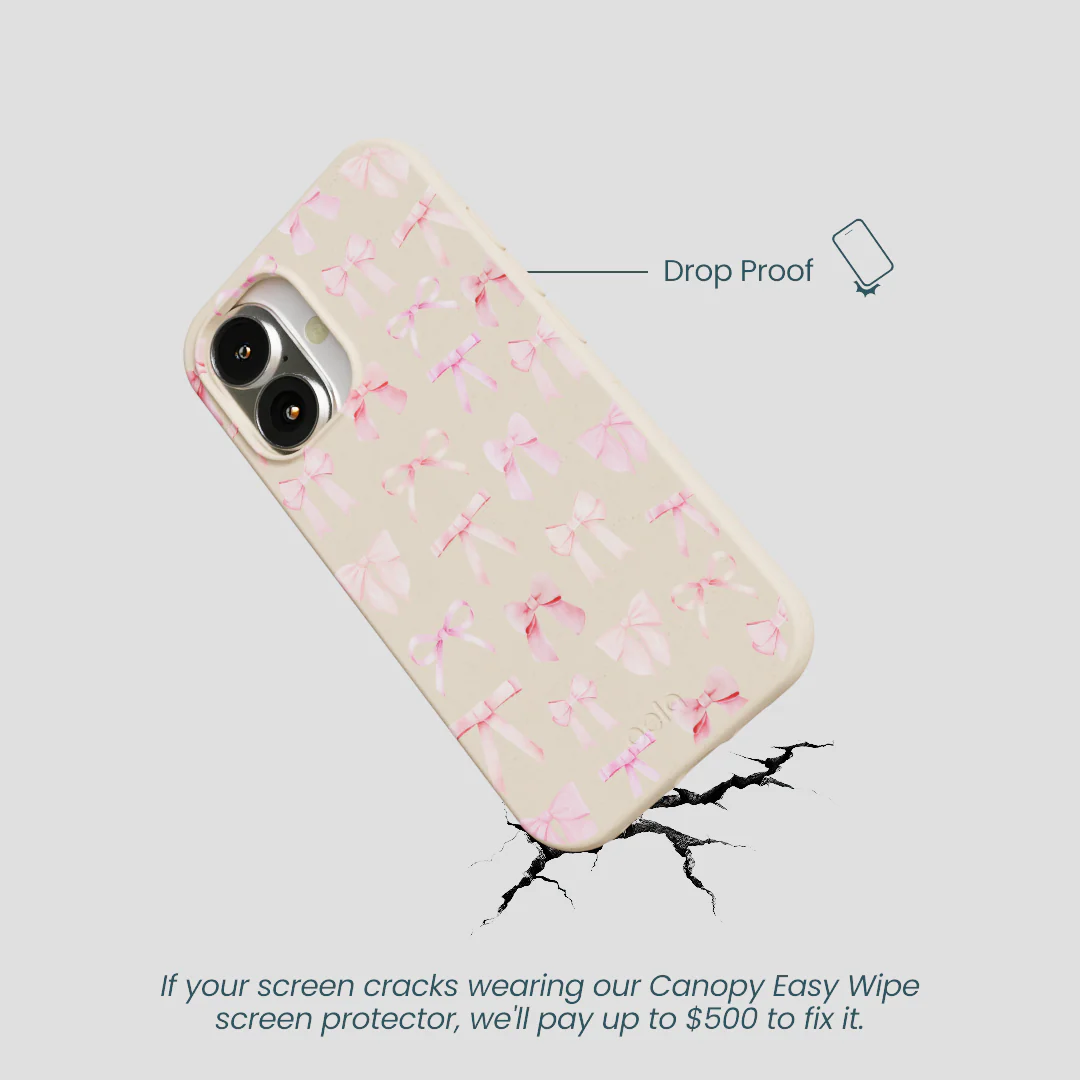 Seashell Rosy Bows iPhone 16 Case - Image 5
