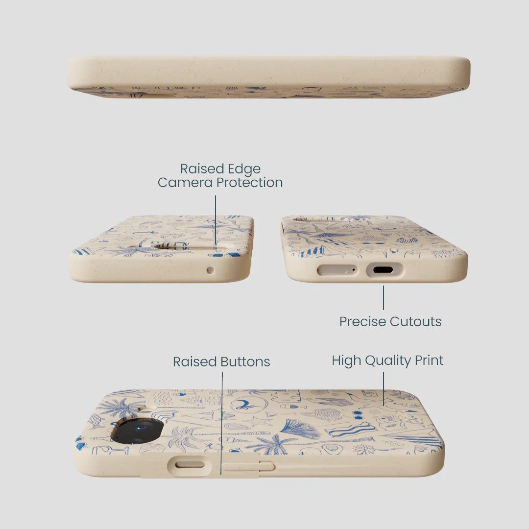 Seashell Salted Ink Google Pixel 9a Case - Image 3