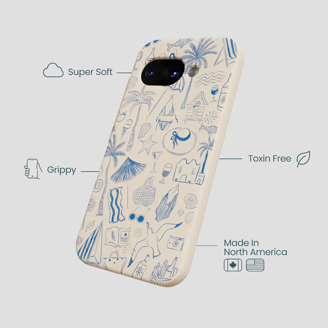 Seashell Salted Ink Google Pixel 9a Case - Image 4