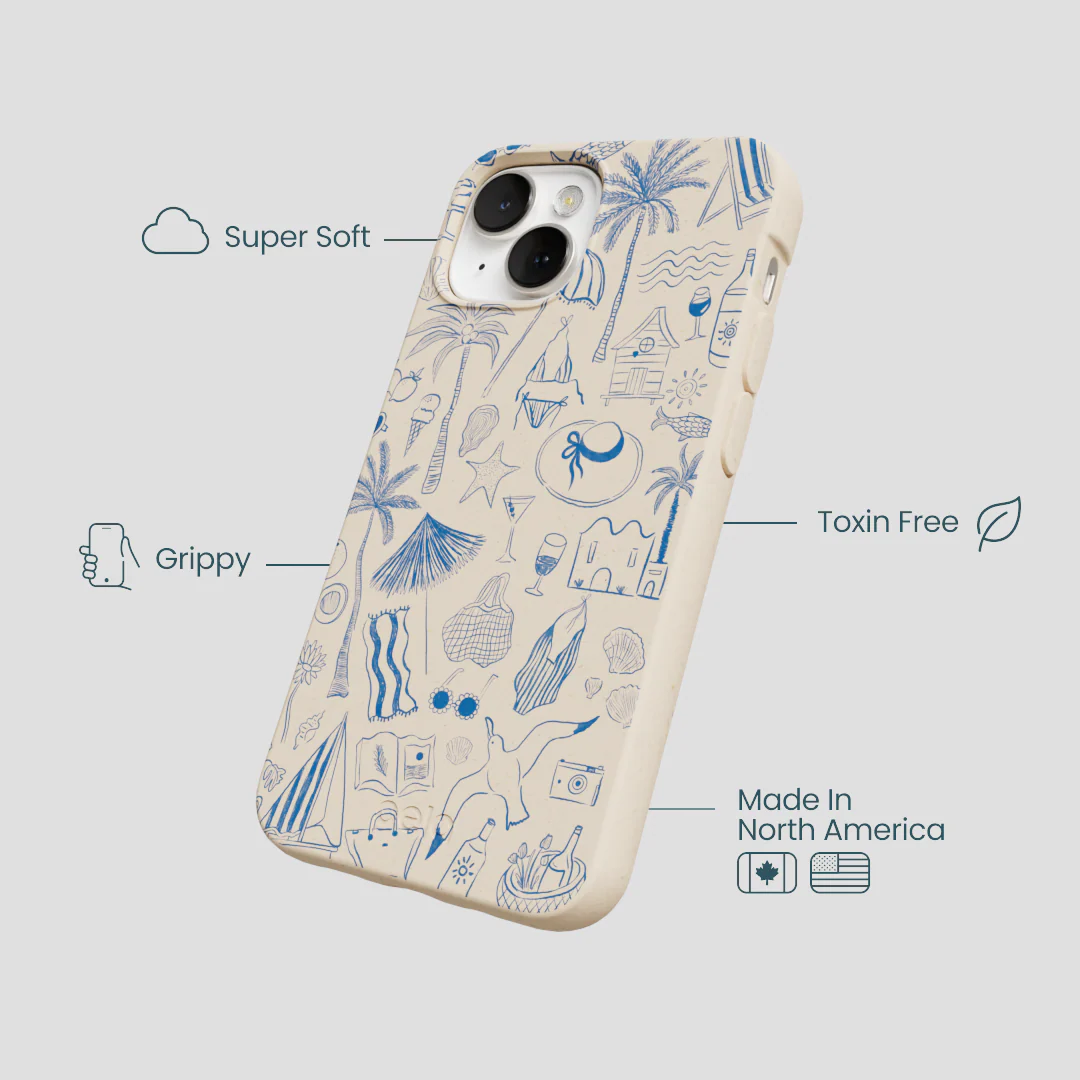 Seashell Salted Ink iPhone 13 Case - Image 4