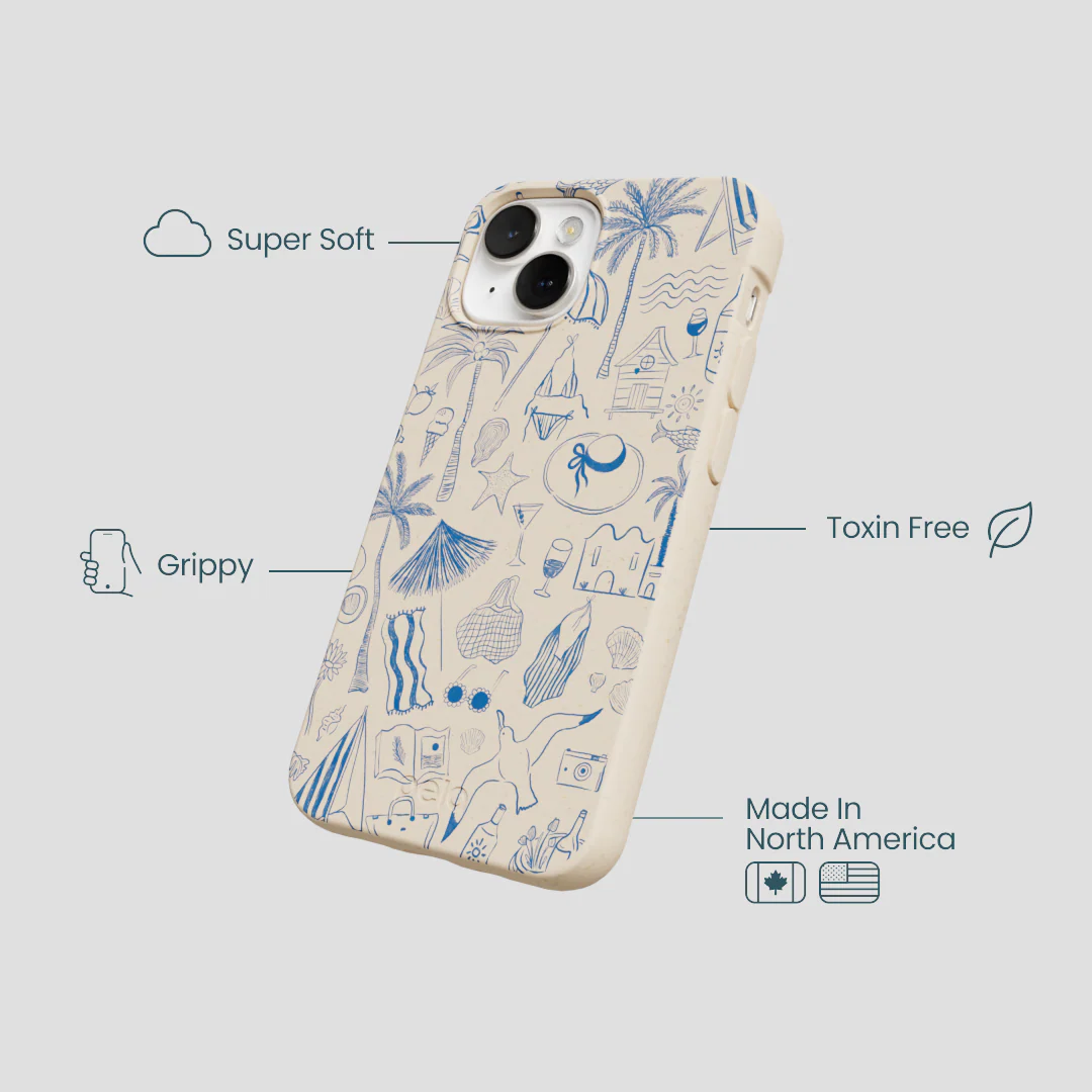 Seashell Salted Ink iPhone 13 Mini Case - Image 4