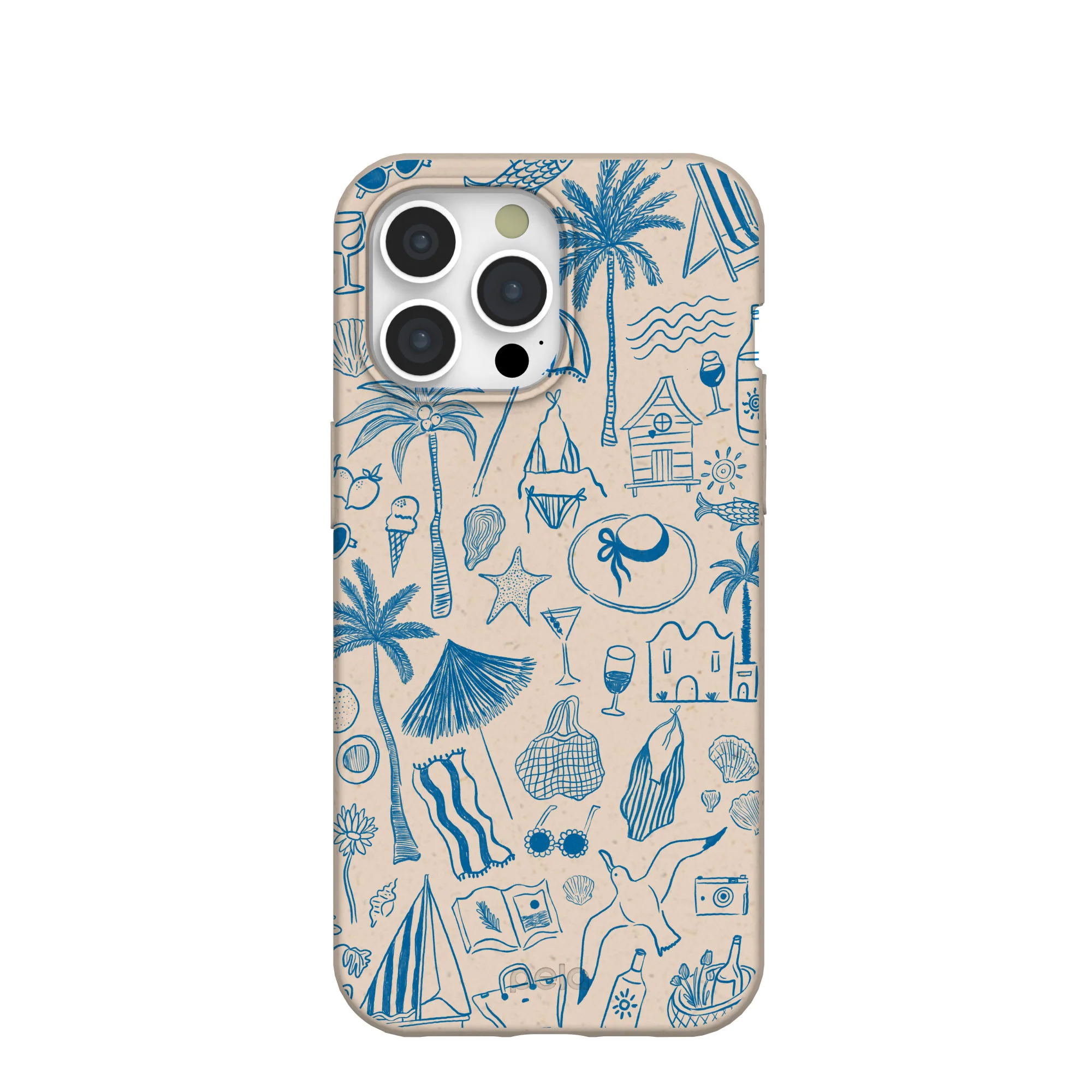 Seashell Salted Ink iPhone 15 Pro Max Case