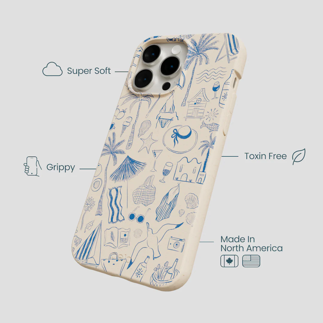 Seashell Salted Ink iPhone 15 Pro Max Case - Image 4
