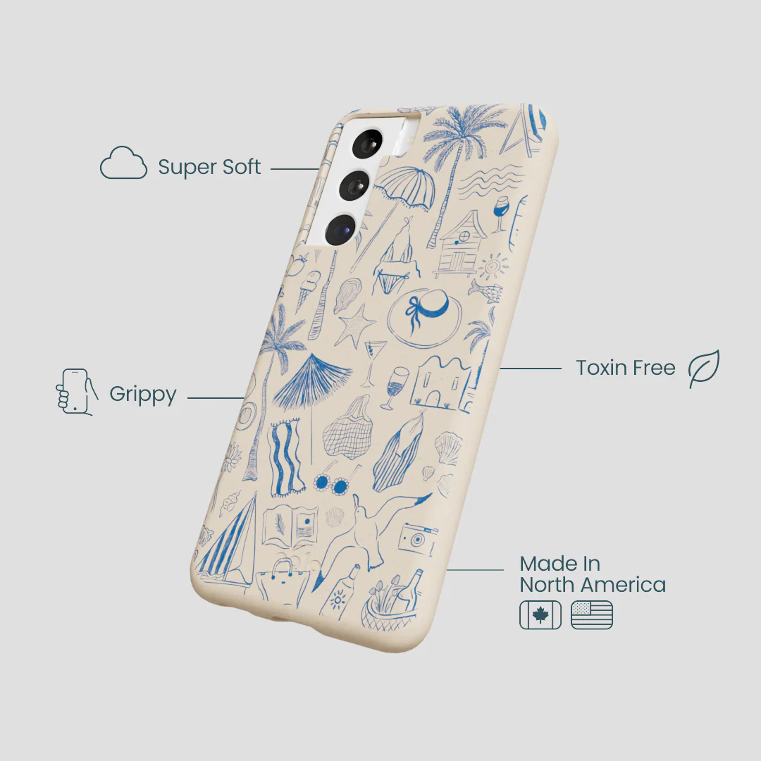 Seashell Salted Ink Samsung Galaxy S22 Case - Image 4