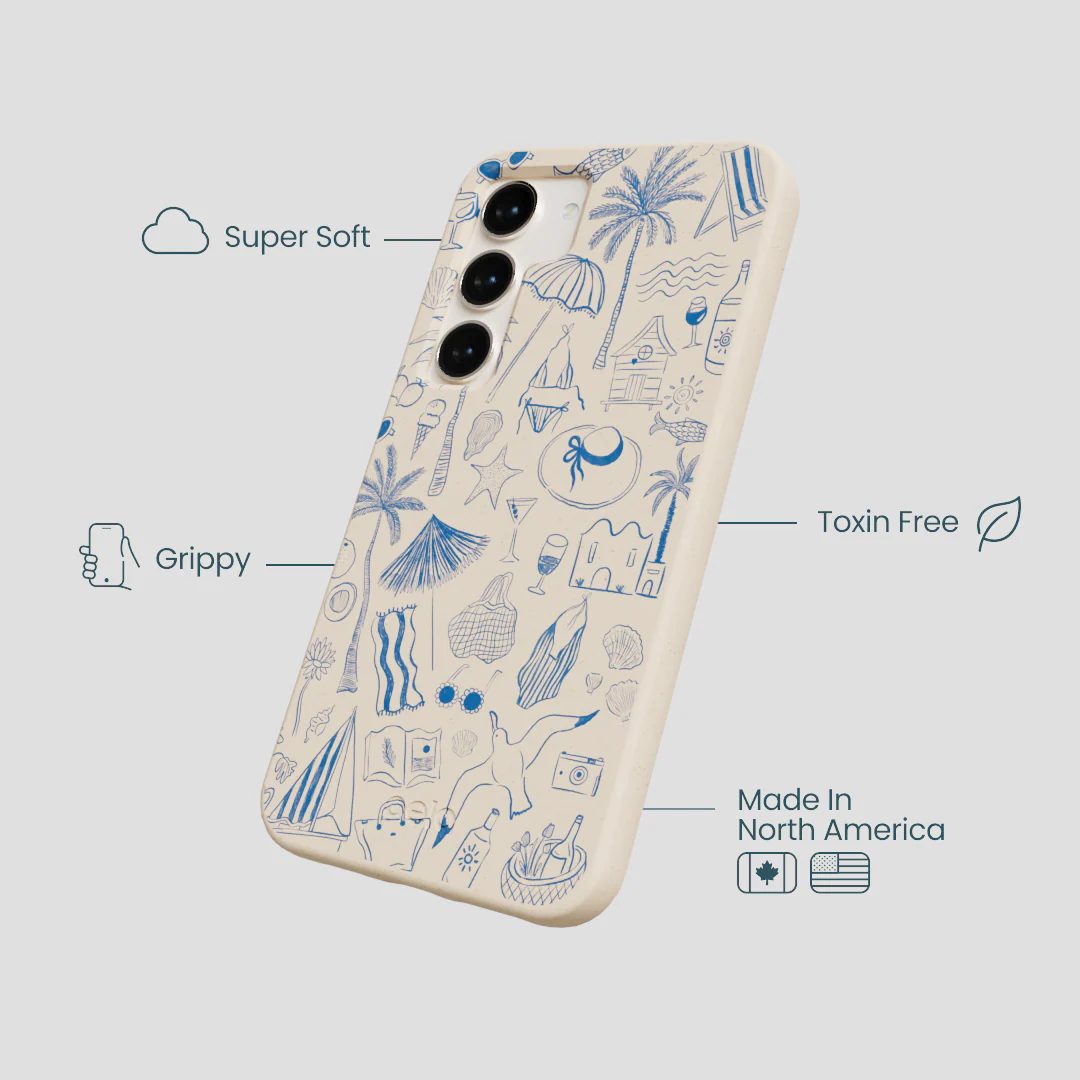 Seashell Salted Ink Samsung Galaxy S23 Case - Image 4