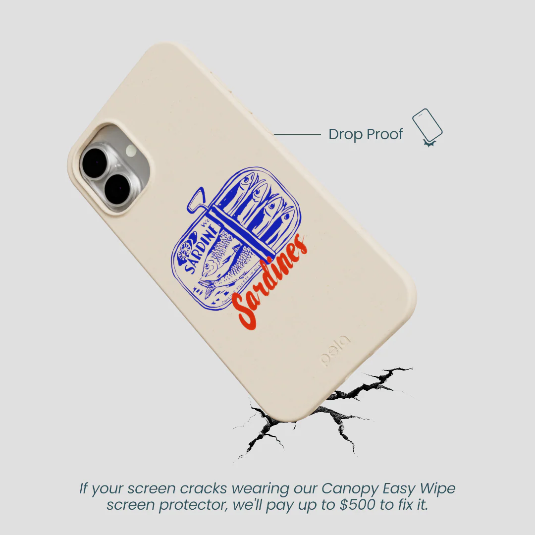 Seashell Sardines iPhone 16 Plus Case - Image 5