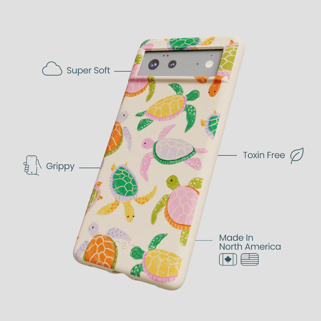 Seashell Sea Turtle Party Google Pixel 6a Case - Image 4
