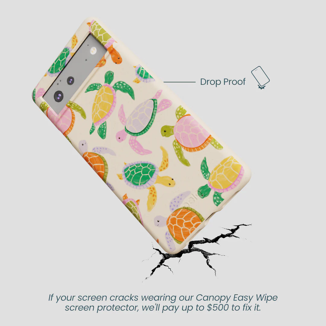 Seashell Sea Turtle Party Google Pixel 6a Case - Image 5