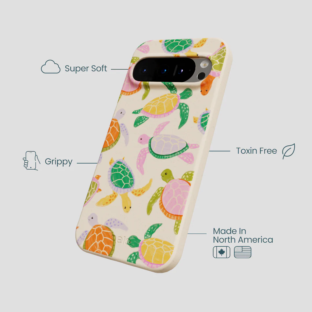 Seashell Sea Turtle Party Google Pixel 9/9 Pro Case - Image 4