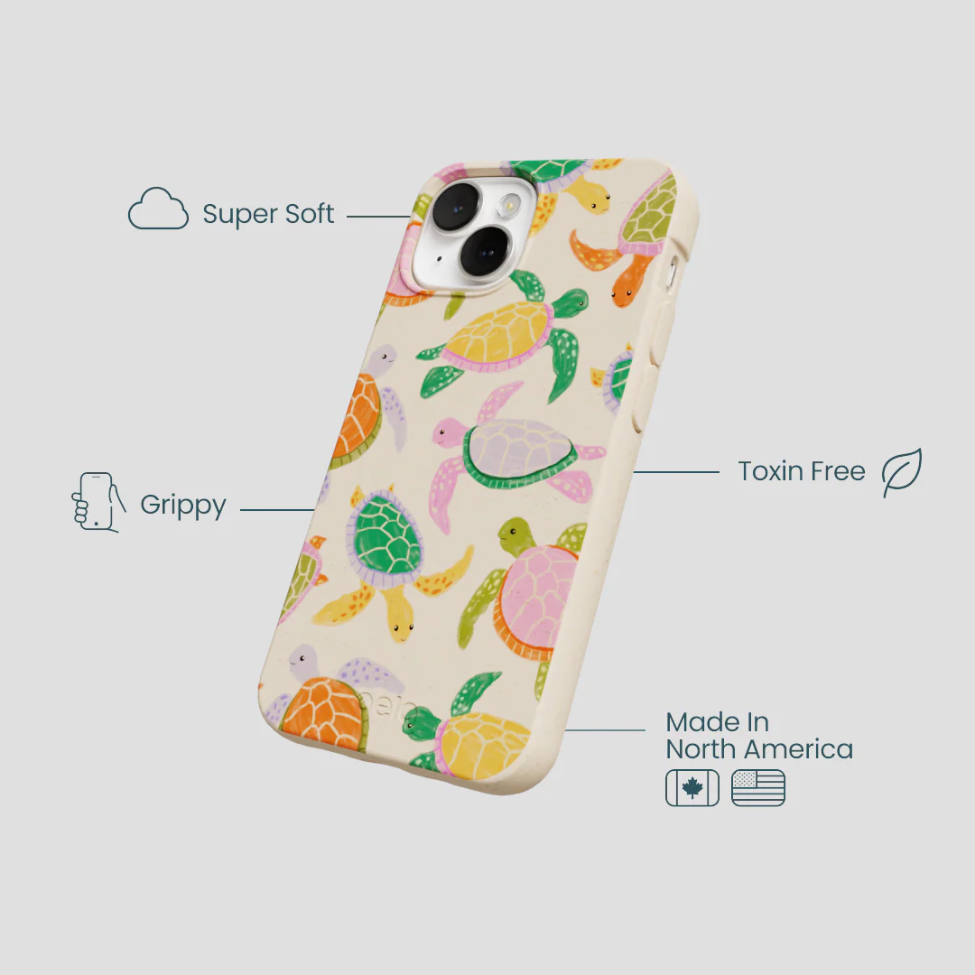Seashell Sea Turtle Party iPhone 13 Mini Case - Image 4