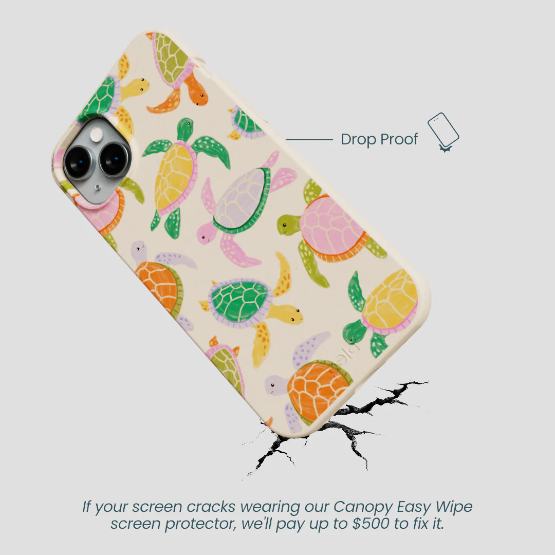 Seashell Sea Turtle Party iPhone 15 Plus Case - Image 5
