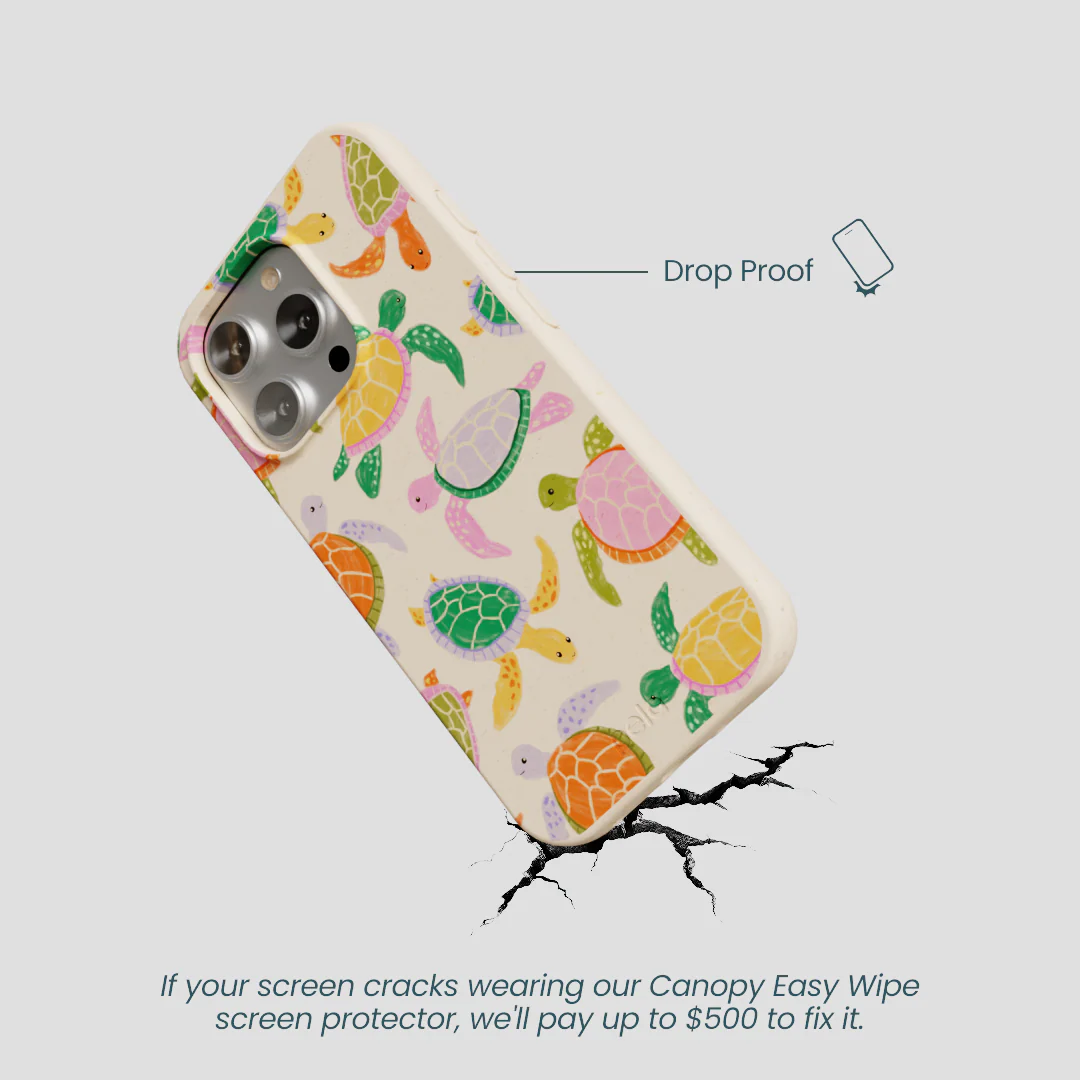 Seashell Sea Turtle Party iPhone 16 Pro Case - Image 5